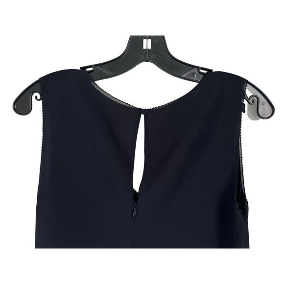REISS Top Blouse Black Camisole Lined Size 6 - Picture 5 of 9